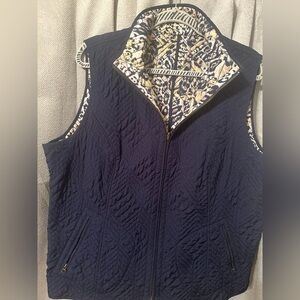 Navy Quilted Women's Vest